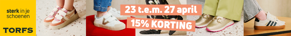 Profiteer exclusief van 15%* korting op de volledige dames-, heren- en kidscollectie vanaf 23 t.e.m. 27 april. Kom langs in een van onze winkels en op vertoon van jouw Lerarenkaart ontvang je de korting.