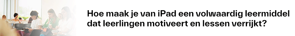 iPad als volwaardig leermiddel bij Sint-Quintinus
