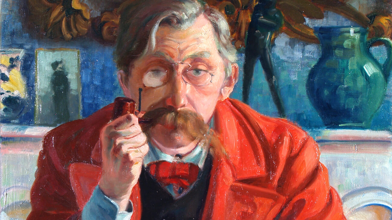 Schilderij van Emile Verhaeren