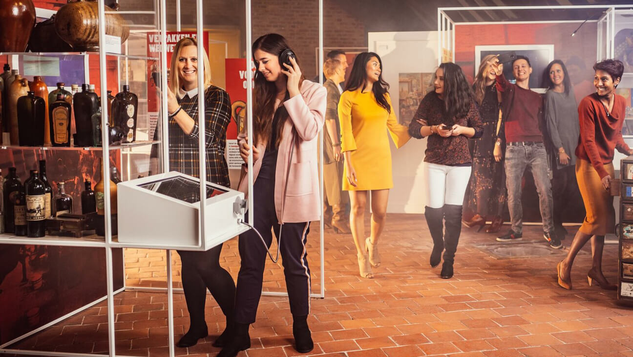 Interactieve tentoonstelling van het Jenevermuseum te Hasselt