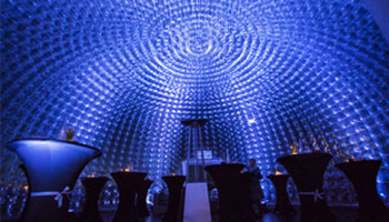 Binnenkant Dome tent