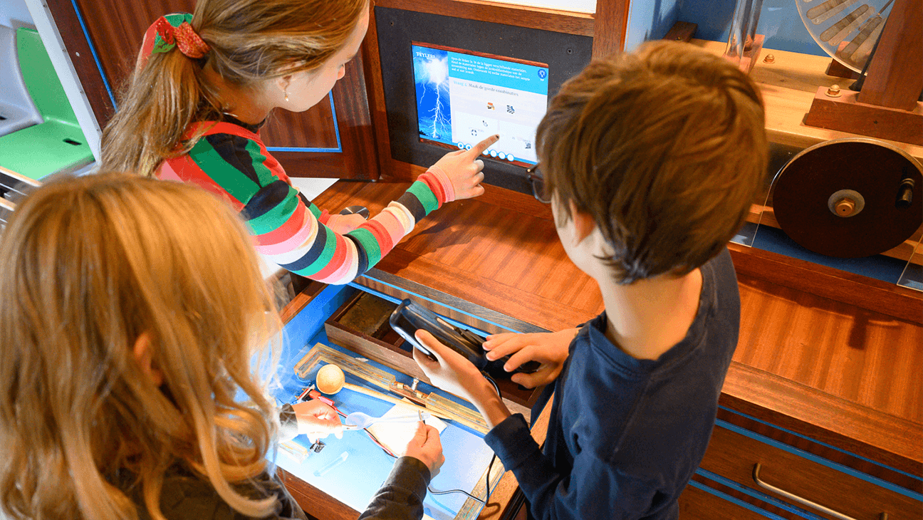 Kinderen doen zoektocht