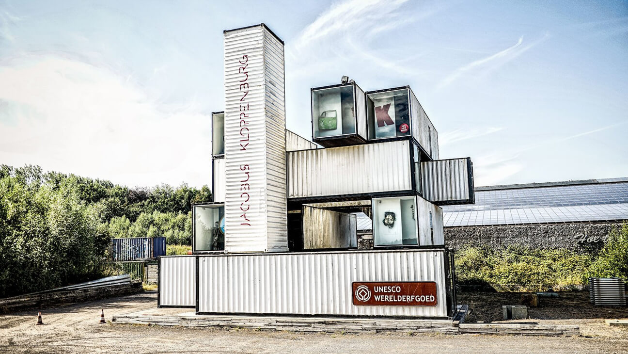 Kunstwerk bij Verbeke Foundation