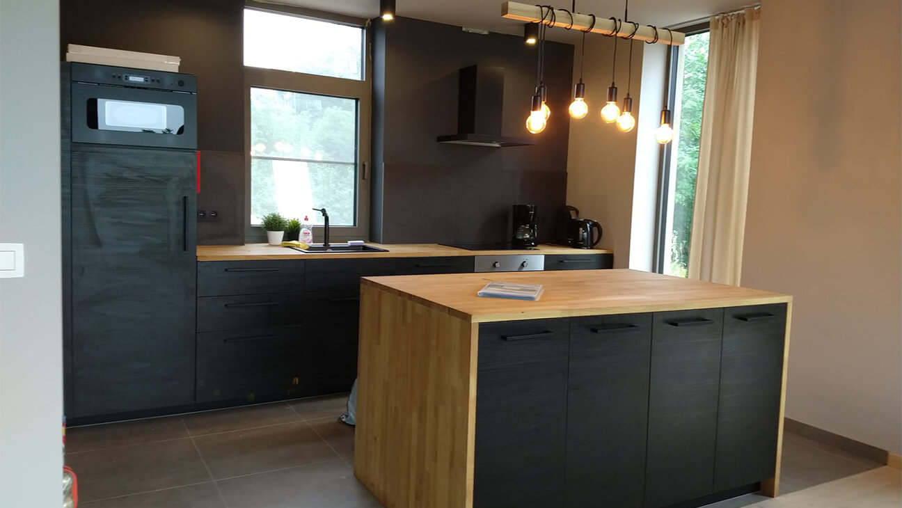 Keuken in een vakantiehuis van Ardennature