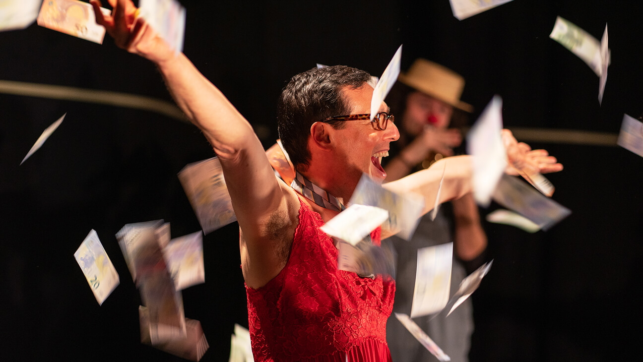 Foto uit een theatervoorstelling