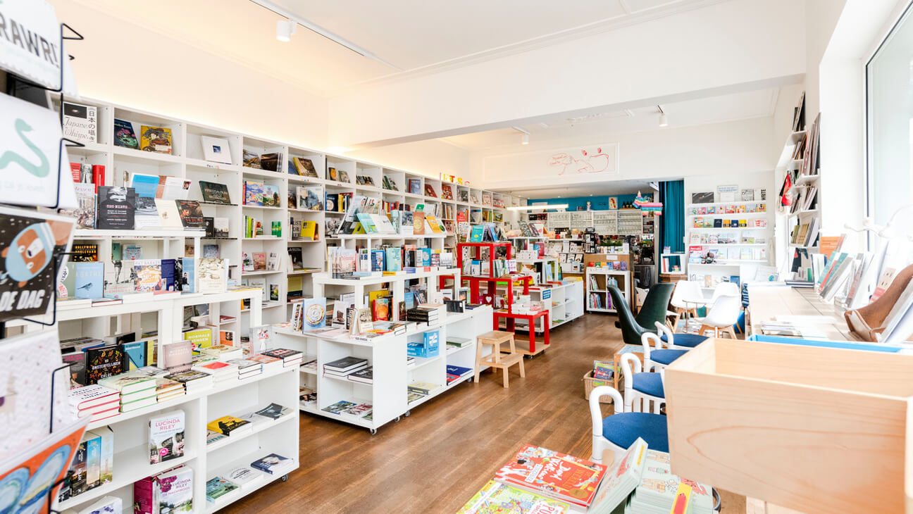 Inrichting van boekhandel Letters & Co