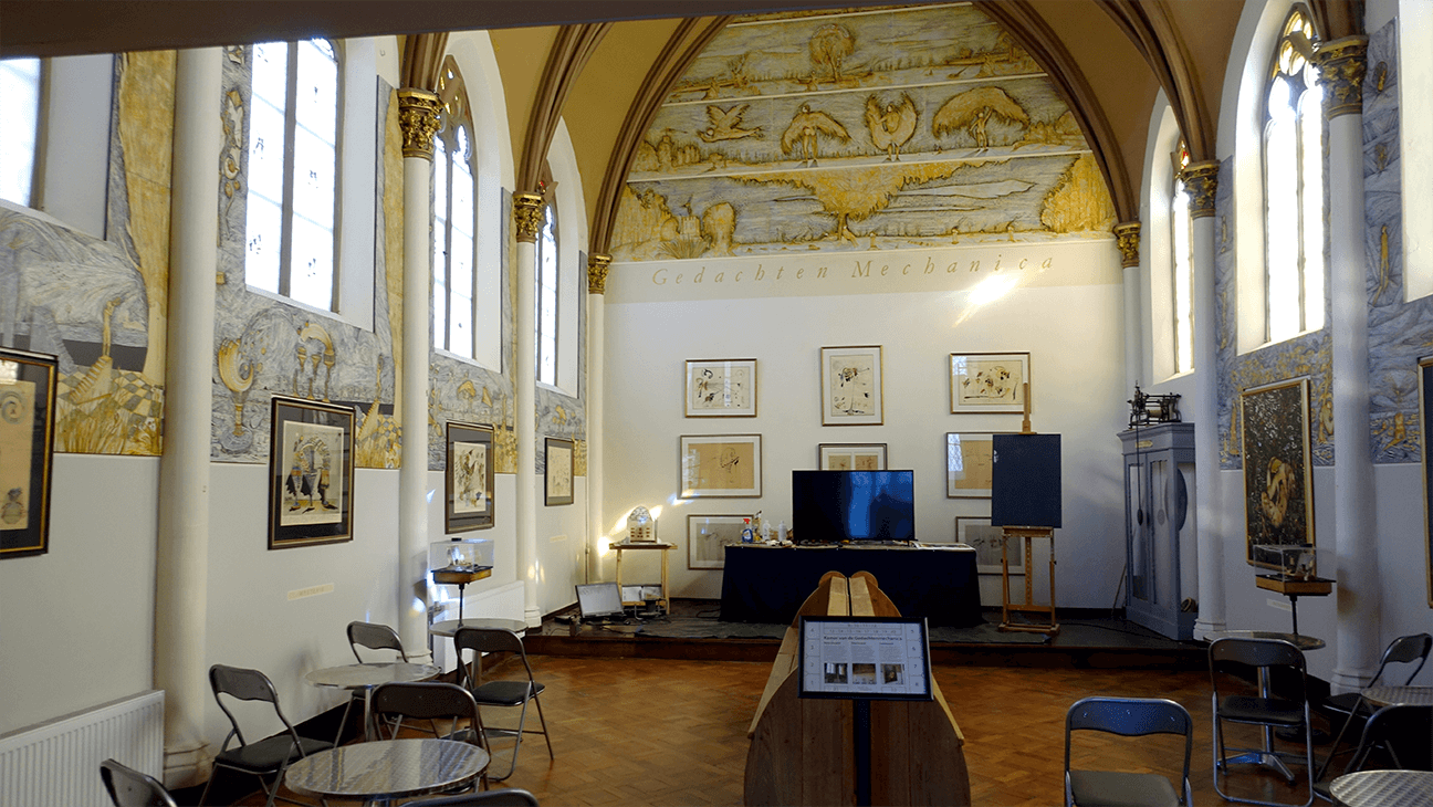  kunstproject ‘de Kamer van de Gedachtenmechanica’ in het drukkunstmuseum