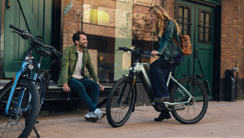 Koppel op elektrische fiets van het merk dat je kan kopen bij Fietswinkel Steeman