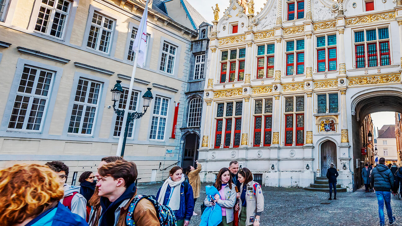 Bezoekers aan het Brugge Vrije