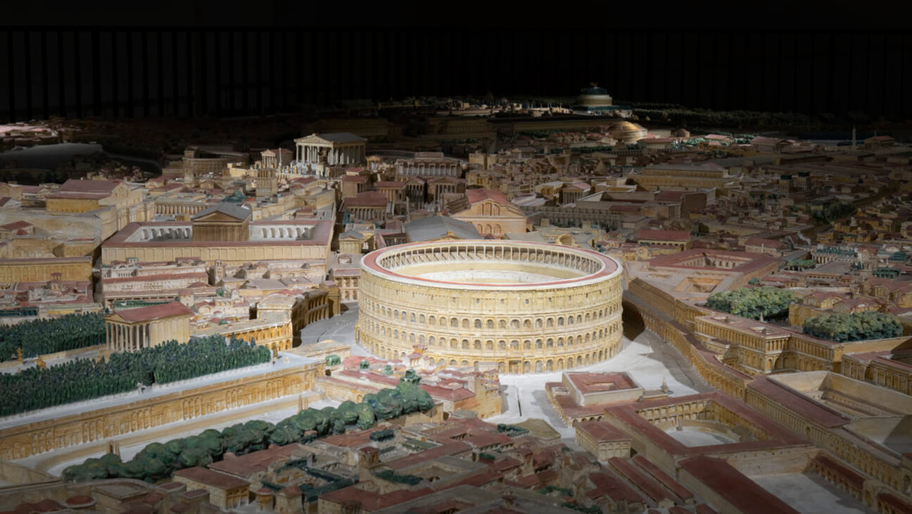 Maquete van Rome in Museum Kunst & Geschiedenis