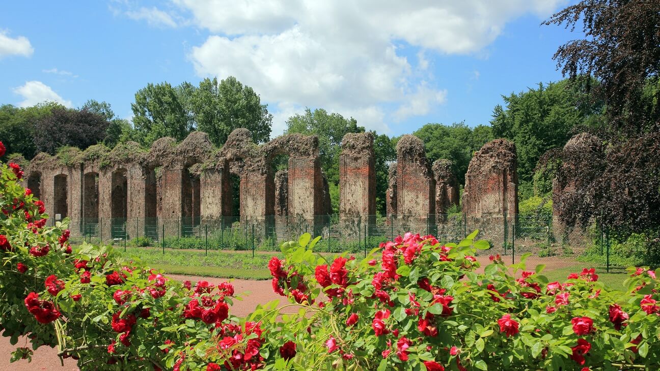 Tuin van Musée royal de Mariemont