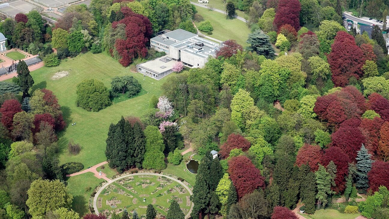 Tuin van Musée royal de Mariemont