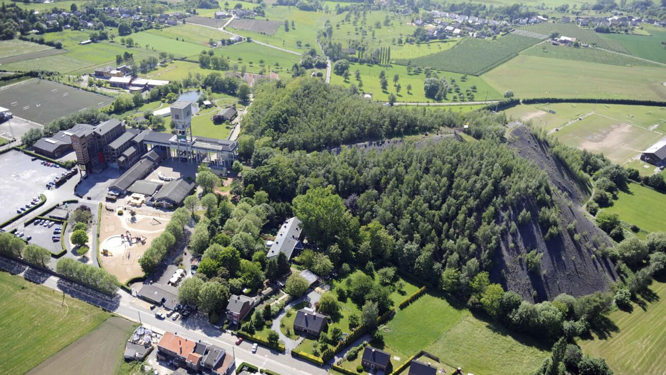 De mijnsite en terril van Blegny