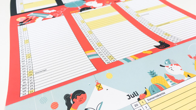 maand- en schoolkalender