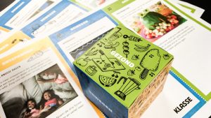 foto van bewegingsdobbelsteen