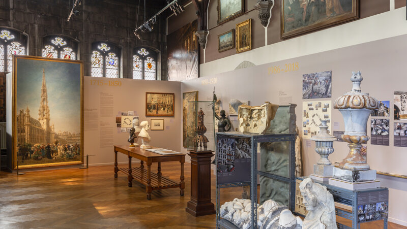 zaal in Het Museum van de Stad Brussel