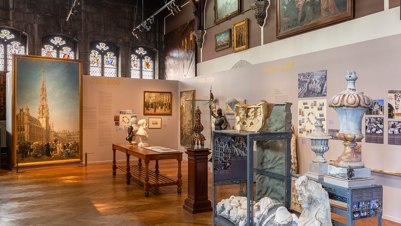 zaal in Het Museum van de Stad Brussel