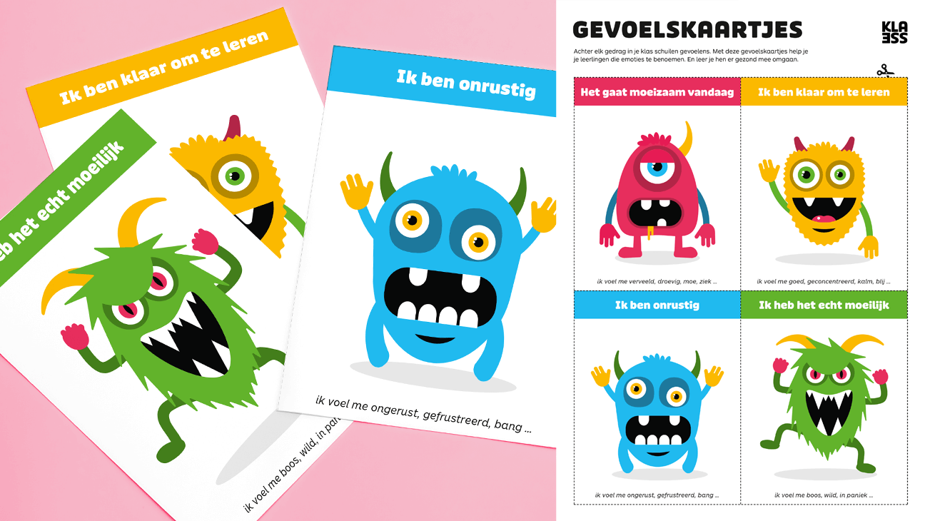 Klik en Print Gevoelskaartjes