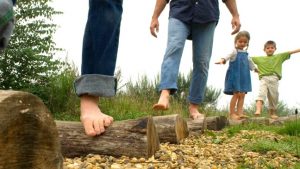 blote voetenpad met je Lerarenkaart in vakantie