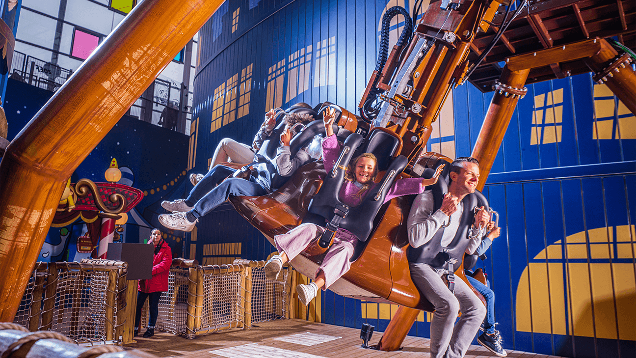 Attractie 'storm op zee' in plopsaland