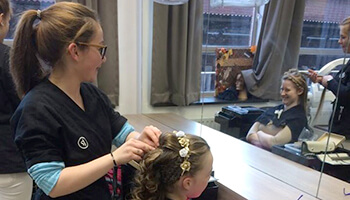 Kapsalon van het Heilig-Hartinstituut in Kessel-Lo