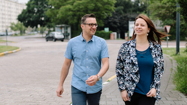 Ruben Vanderlinde en Katrien Van Laere