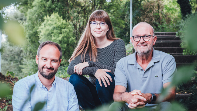 onderzoekers Joeri Minnen, Ignace Glorieux en Julie Verbeylen