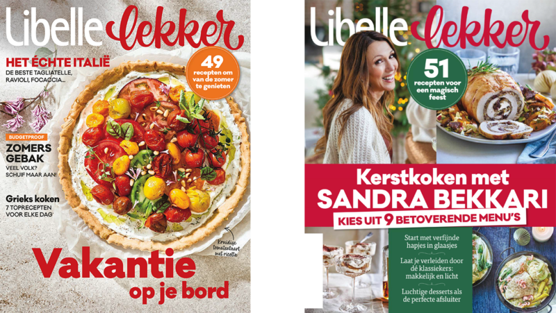 2 covers van Libelle lekker