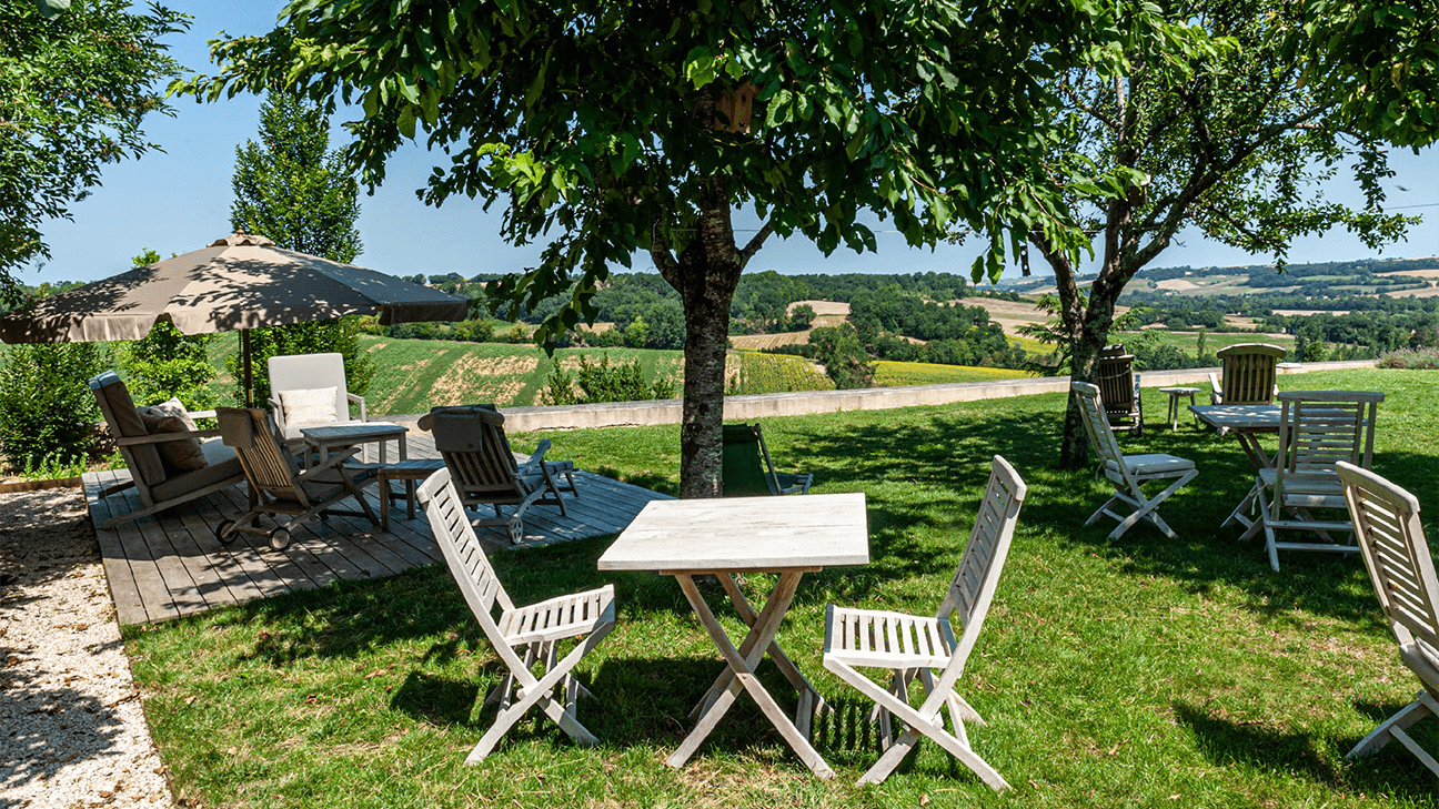 Tuin met terras