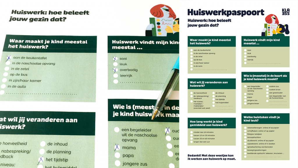 Huiswerkpaspoort ouders