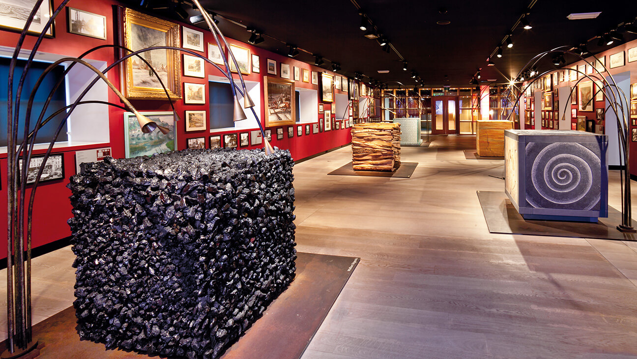 Zaal in het Musée de la vie wallonne