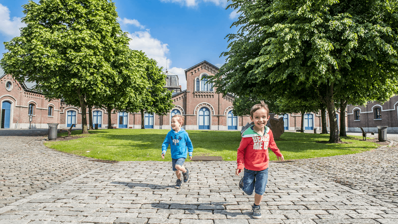 het voormalige slachthuis in Mons