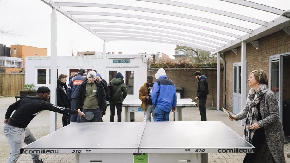 Saskia van CLWA Het Leerpunt in Merksem.