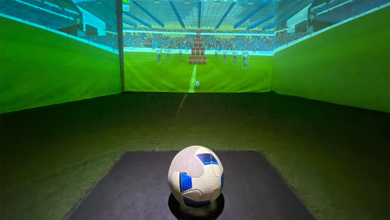 Voetbalsimulator in Robotland