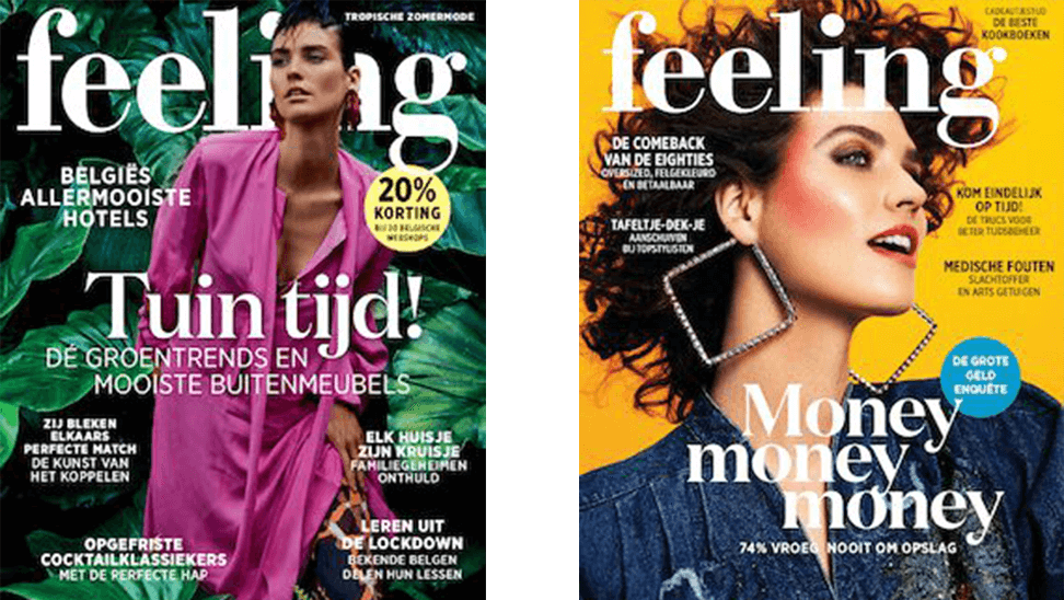 2 covers van Feeling