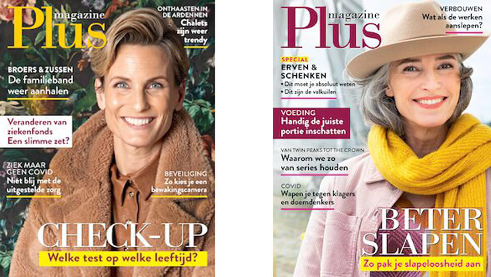 covers van het Plus magazine