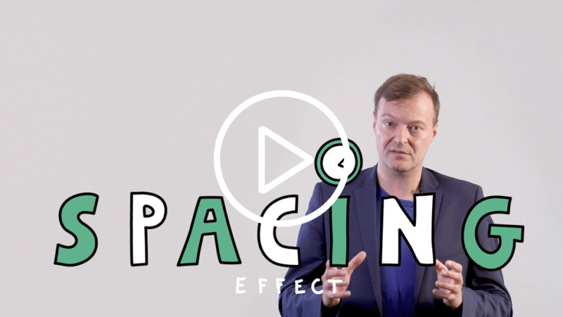 video leerstrategie vergeten spreiden herhalen