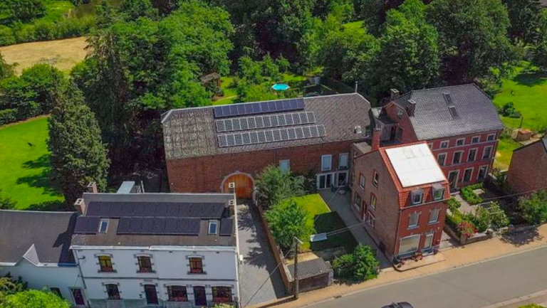 Bovenaanzich van Gîte Halte d'Ardenne