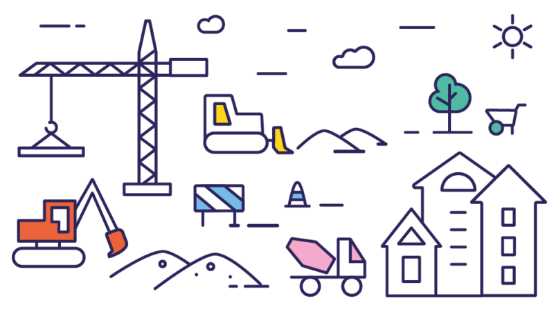 Illustratie over de 5 werven in onderwijs