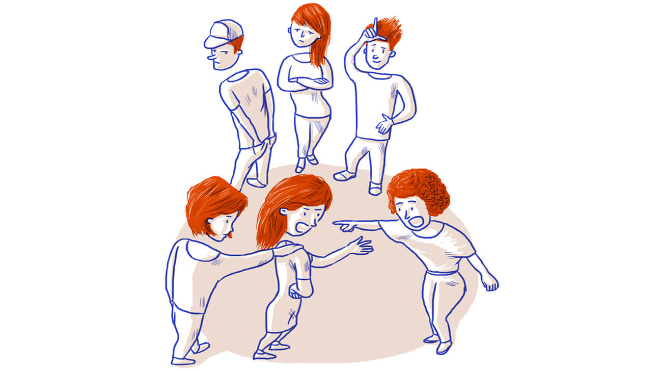Gouden weken - Illustratie fase storming