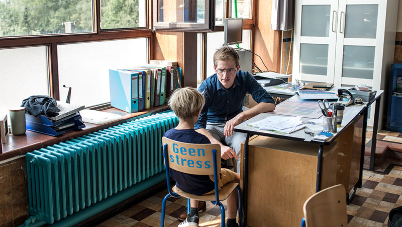 Leraar Robin De Palmenaer over stress in de klas