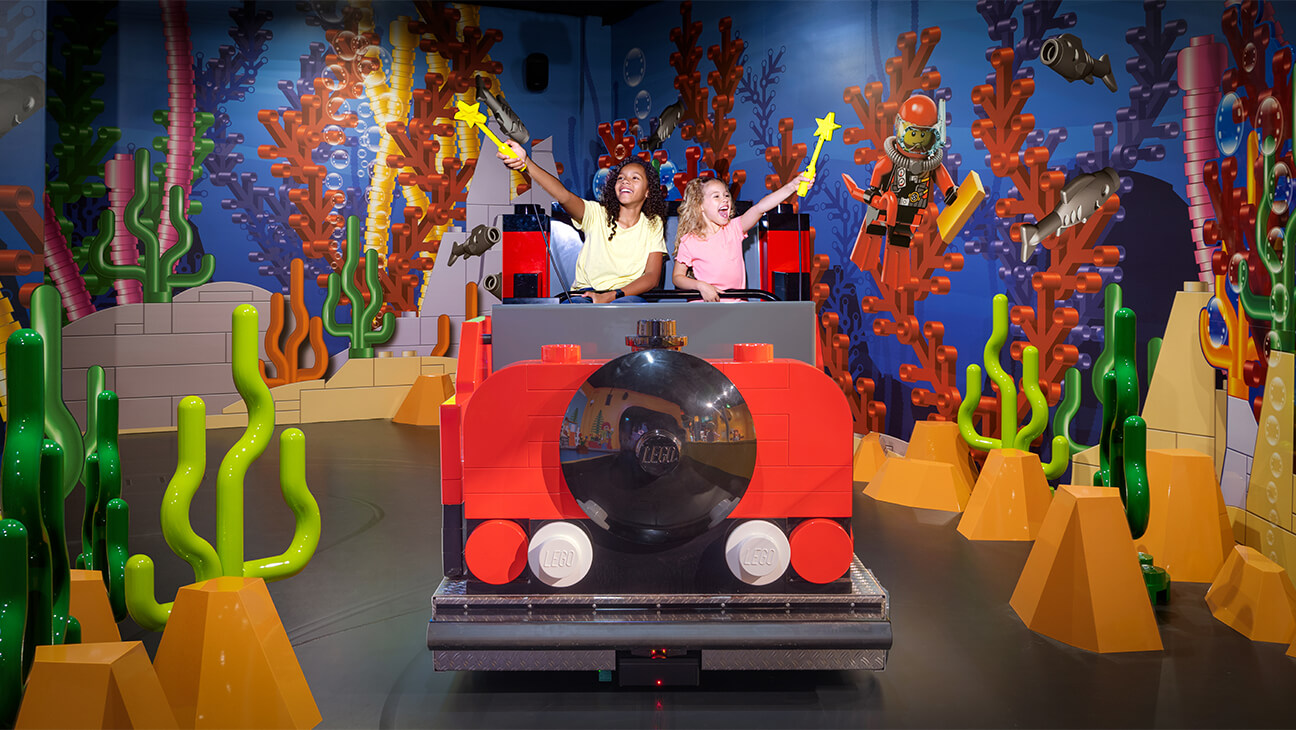 Bezoekers aan Lego Discovery Centre