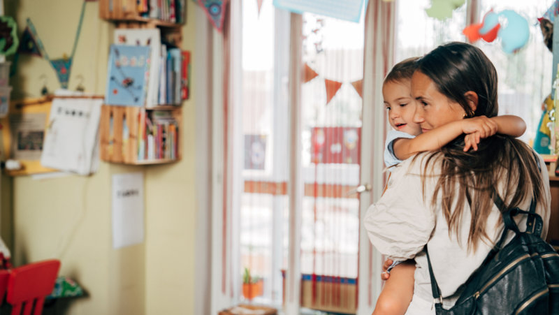 Ouders nemen afscheid in de klas