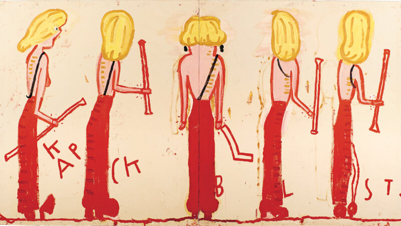 Werk van Rose Wylie