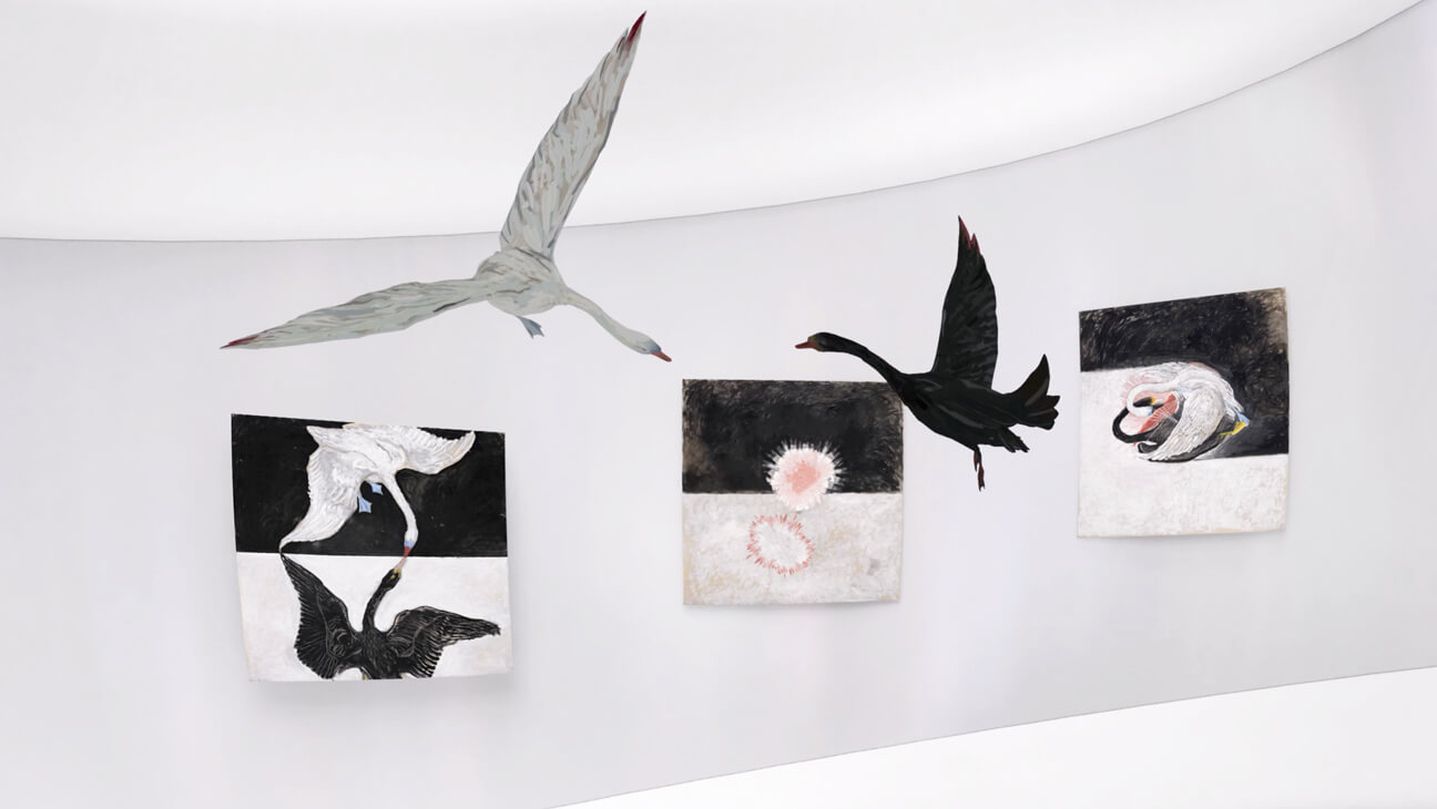 VR installation Hilma af Klint