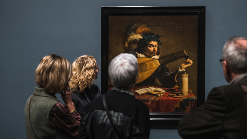 Zaalzicht van de expo Theodoor Rombouts
