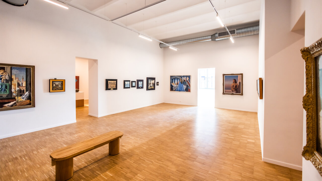 Zaal in Museum voor Schone Kunsten Charleroi