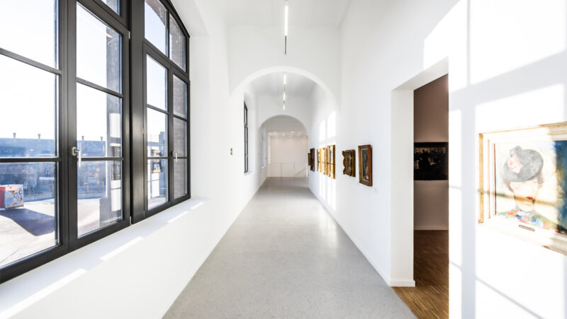 Zaal in Museum voor Schone Kunsten Charleroi