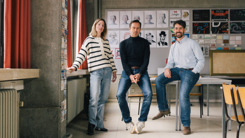 Mathias Gesquiere, Sarah Vendrig en Joris Van Geertruyden in gesprek over kernwaarden van hun school