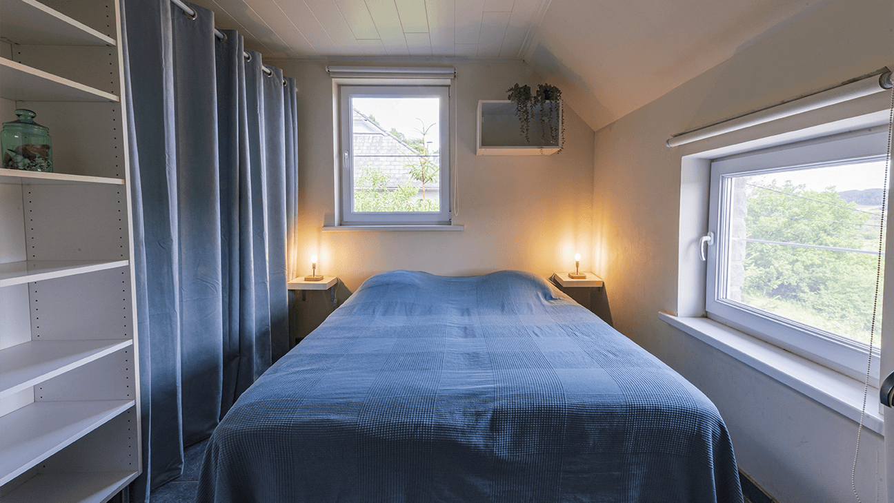Slaapkamer in Gîte Dérive